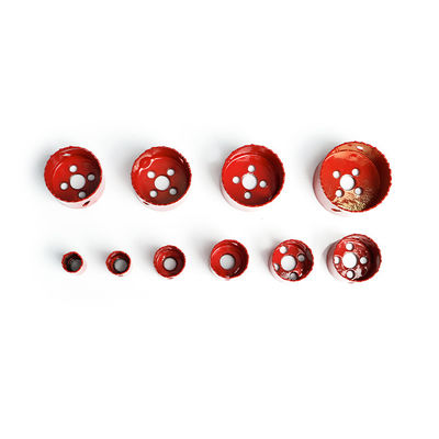 O furo bimetálico vermelho do metal do Bi considerou que os bocados de aço inoxidável encantam a pata